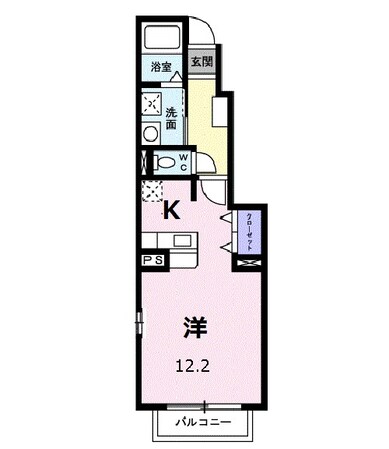 レイクヒルズ土浦の物件間取画像